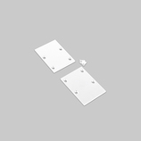 zaślepka PIXEL33-02 metal biały [2szt]