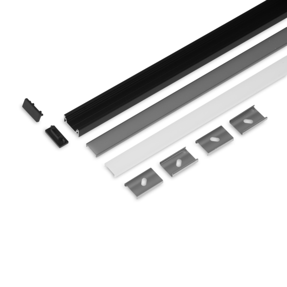 SET STANDARD SURFACE10.v2 2000 czarny anod. + C klik