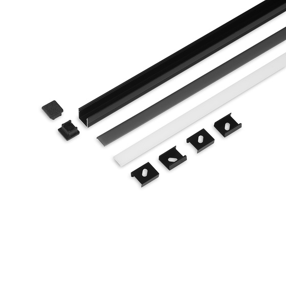 SET STANDARD SMART10 2000 czarny anod. + C2 klik