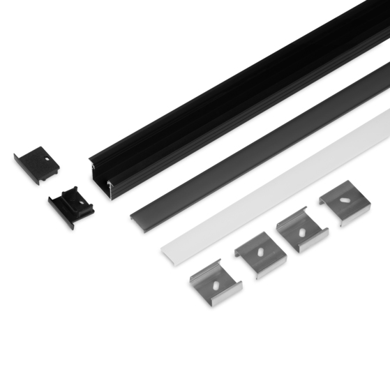 SET STANDARD LINEA-IN20 2000 czarny anod. + F klik