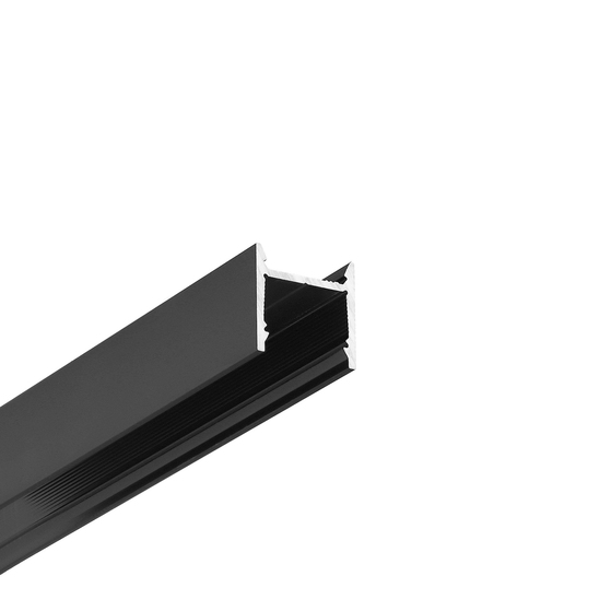 profil LED LEVEL12 C/U1 4050 czarny anod. /op