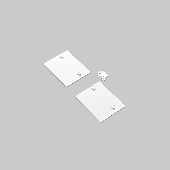 zaślepka PIXEL33-01 metal biały [2szt]
