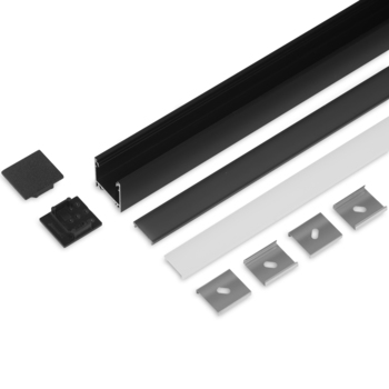 SET STANDARD LINEA20 2000 czarny anod. + F klik