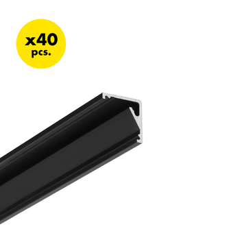 profil LED CABI12 D1E 2000 czarny anod. [40szt]