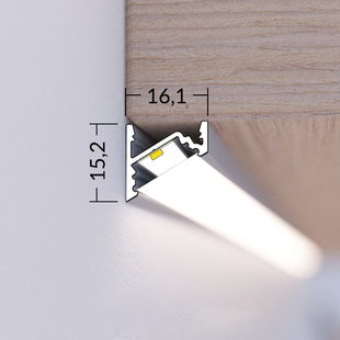 Kątowy profil aluminiowy LED